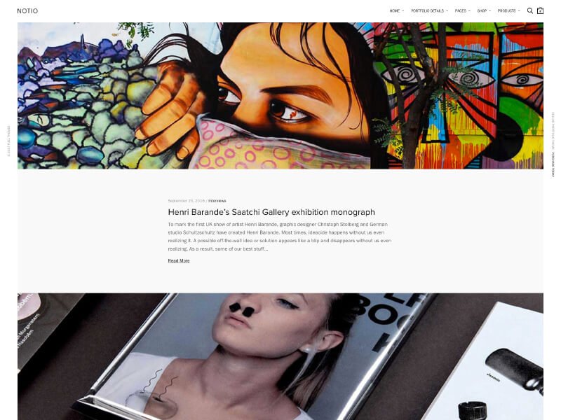 Notio - Creative Portfolio Demo