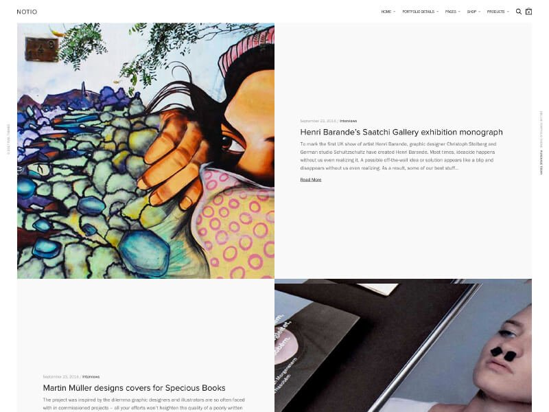 Notio - Creative Portfolio Demo
