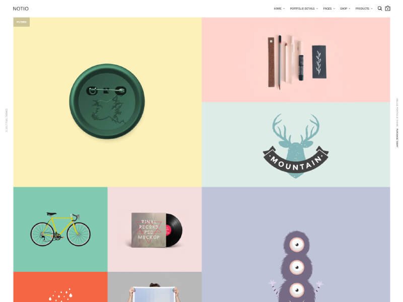 Notio - Creative Portfolio Demo