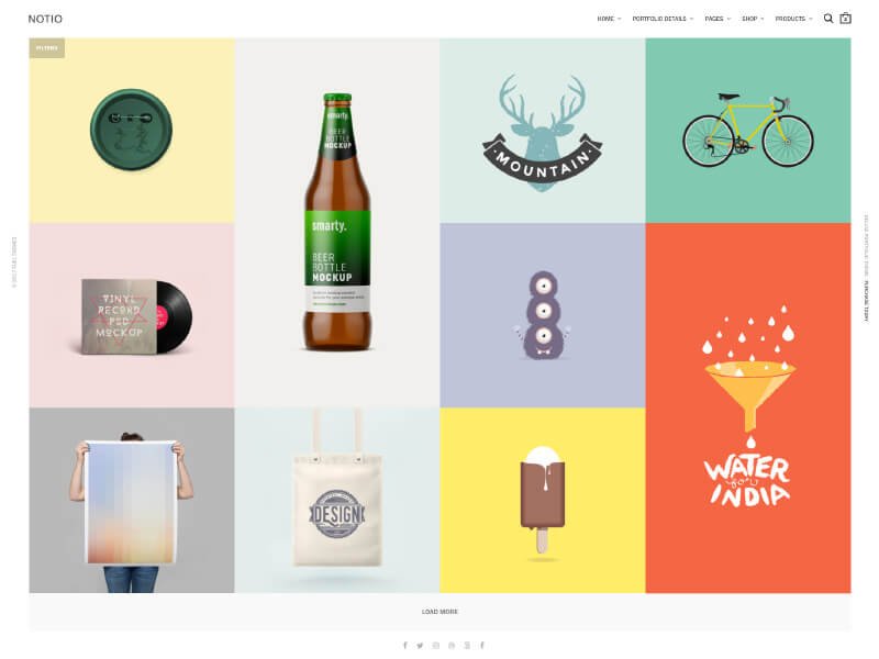 Notio - Creative Portfolio Demo