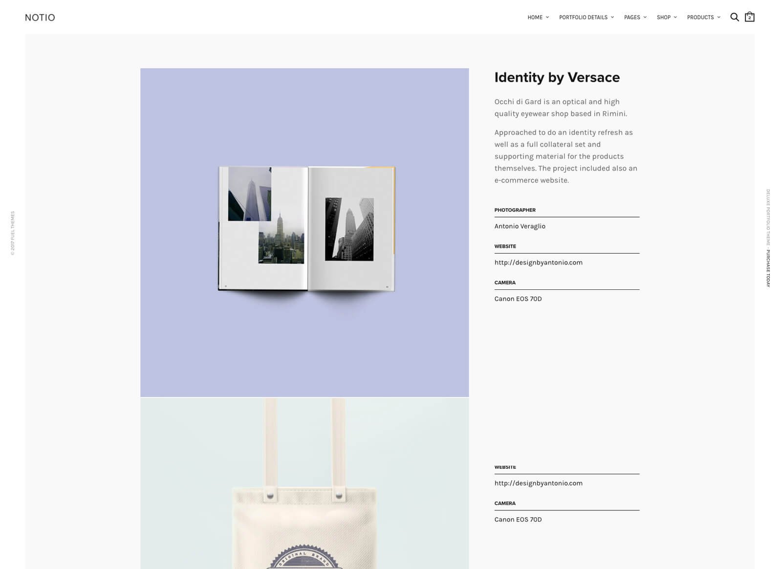 Notio - Creative Portfolio Demo