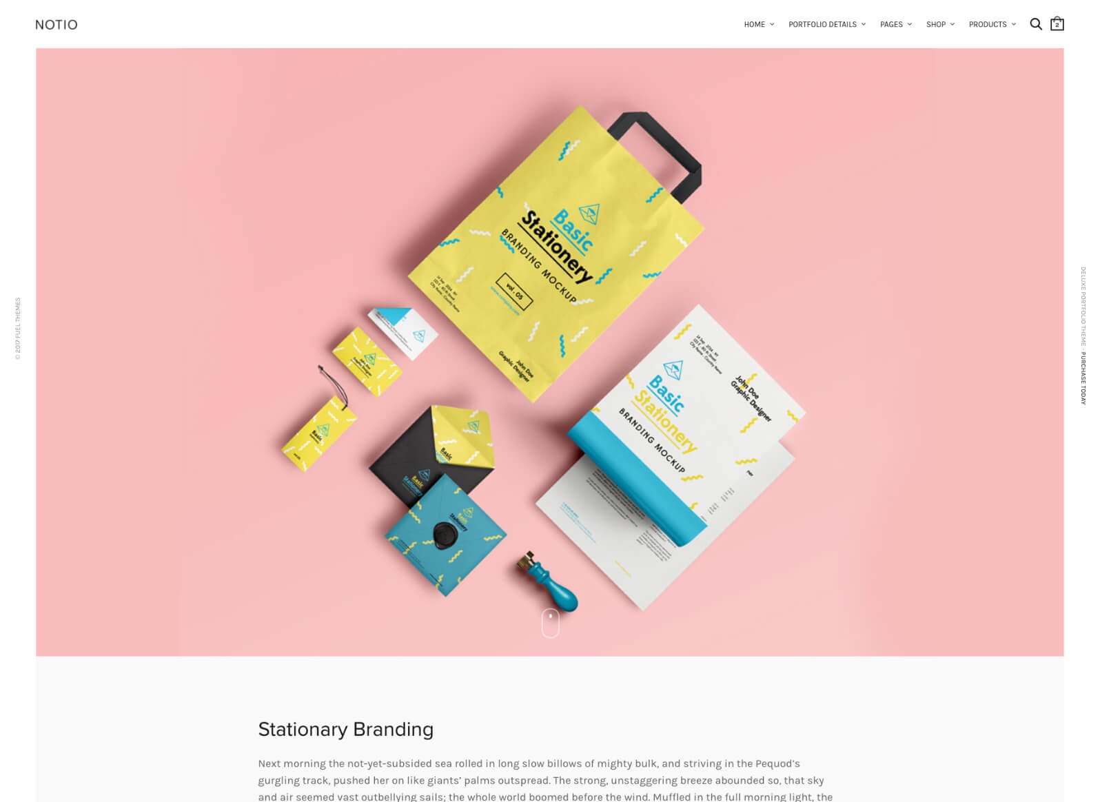 Notio - Creative Portfolio Demo