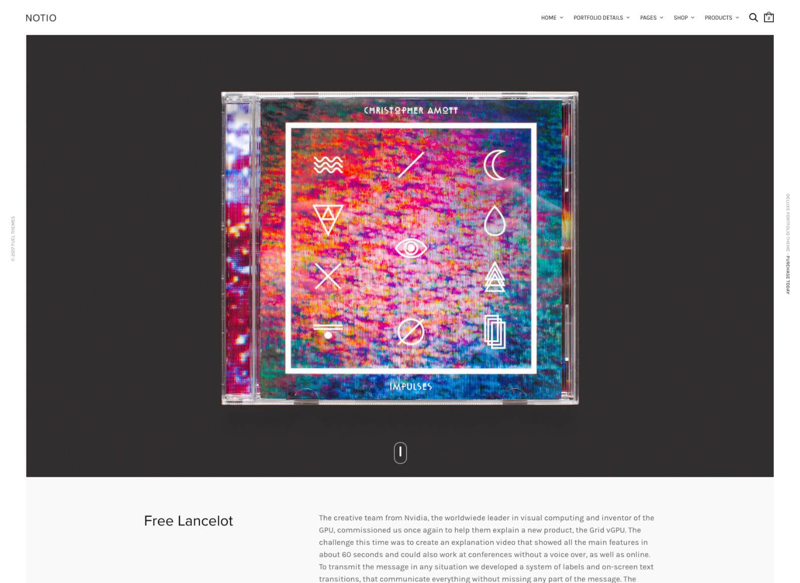 Notio - Creative Portfolio Demo