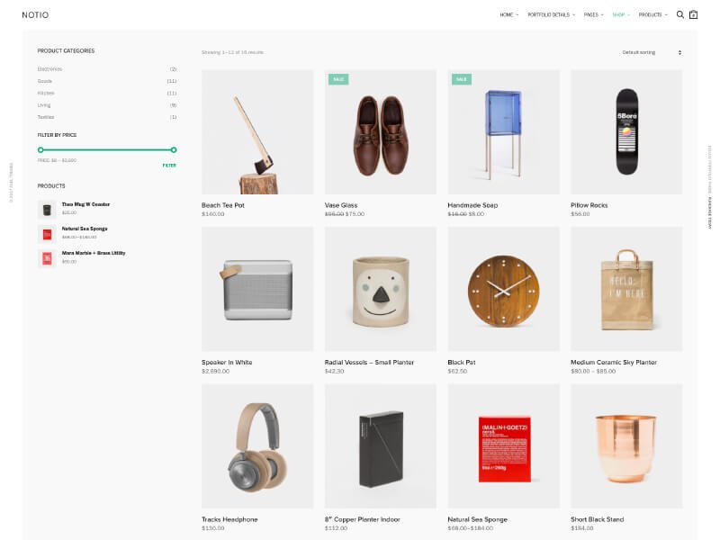 Notio - Creative Portfolio Demo