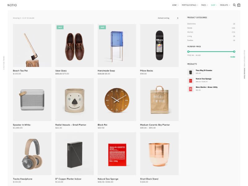 Notio - Creative Portfolio Demo
