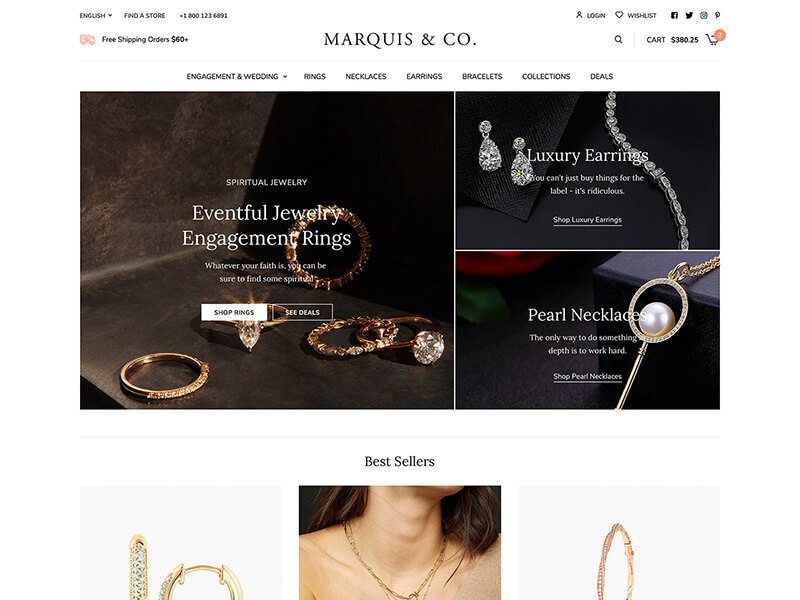 Peakshops - Jewelery WooCommerce Theme