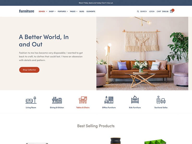 Peakshops - Furniture WooCommerce Theme