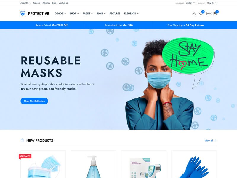 PPE - Medical WooCommerce Theme