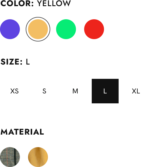 WooCommerce Theme Color Swatches