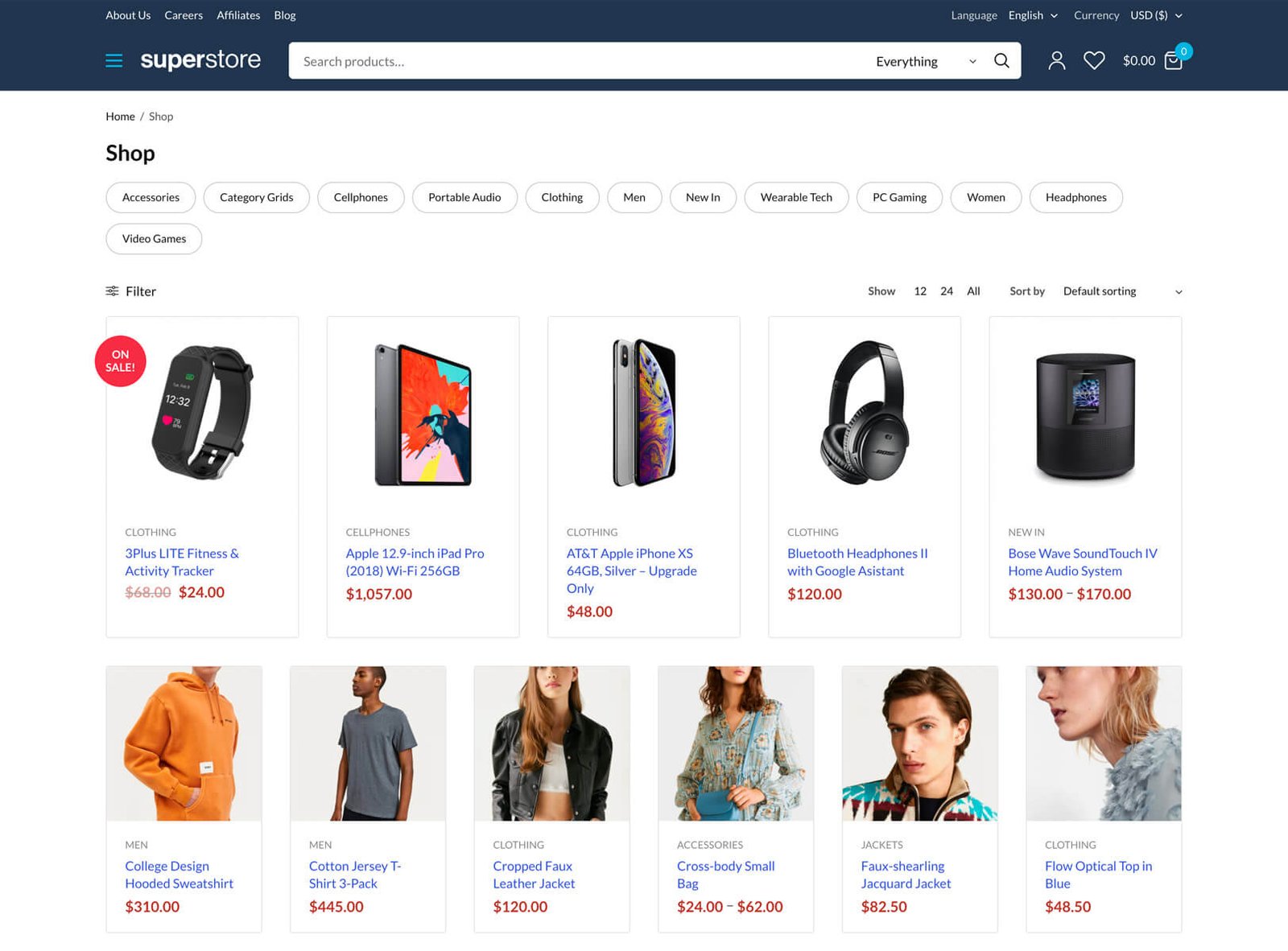 WooCommerce Shop Listing Styles