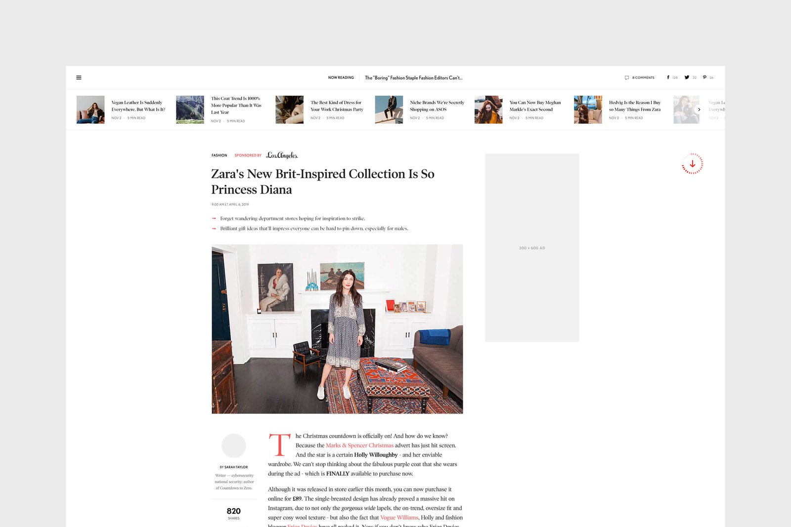 Magazine WordPress Theme Article Style - 1