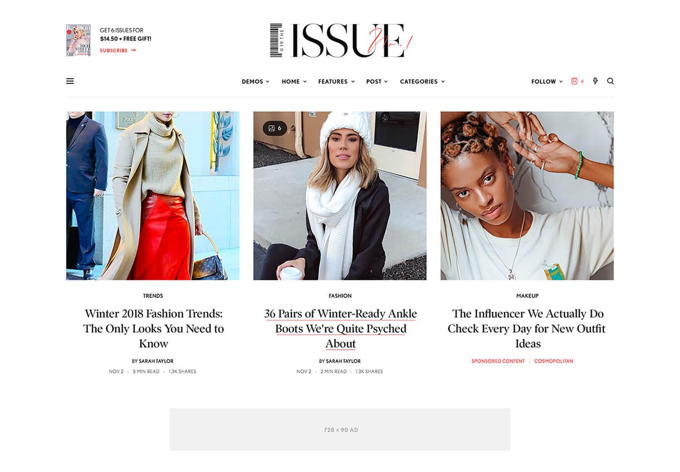 Magazine Theme Demo - 01