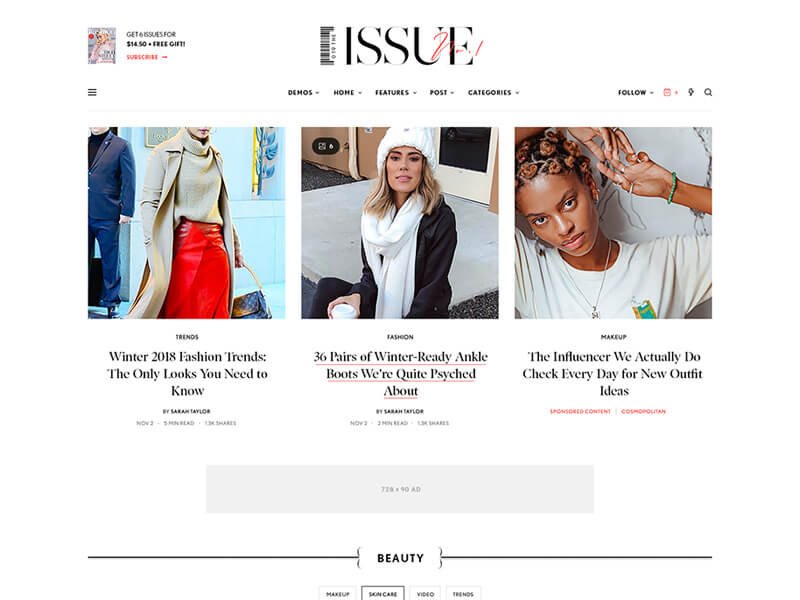 Magazine Theme Demo - 01