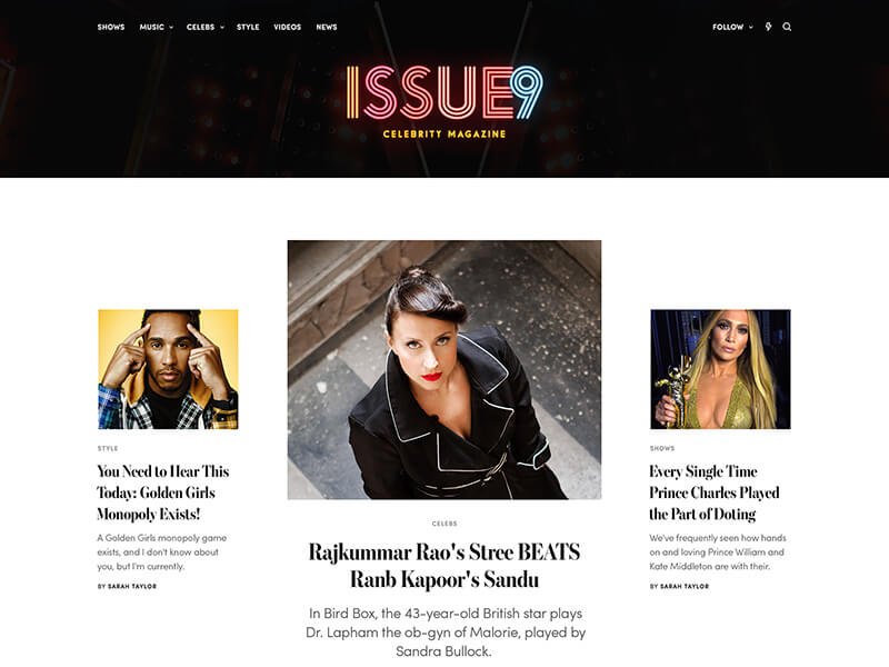 Magazine Theme Demo - 09