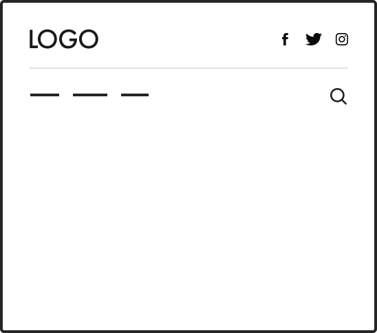 Magazine Theme Header Styles