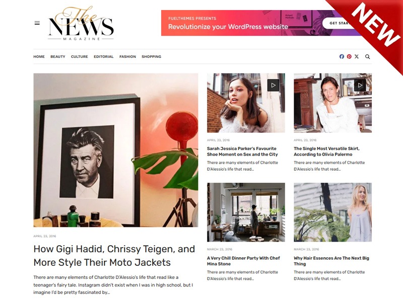 Magazine WordPress Theme - News