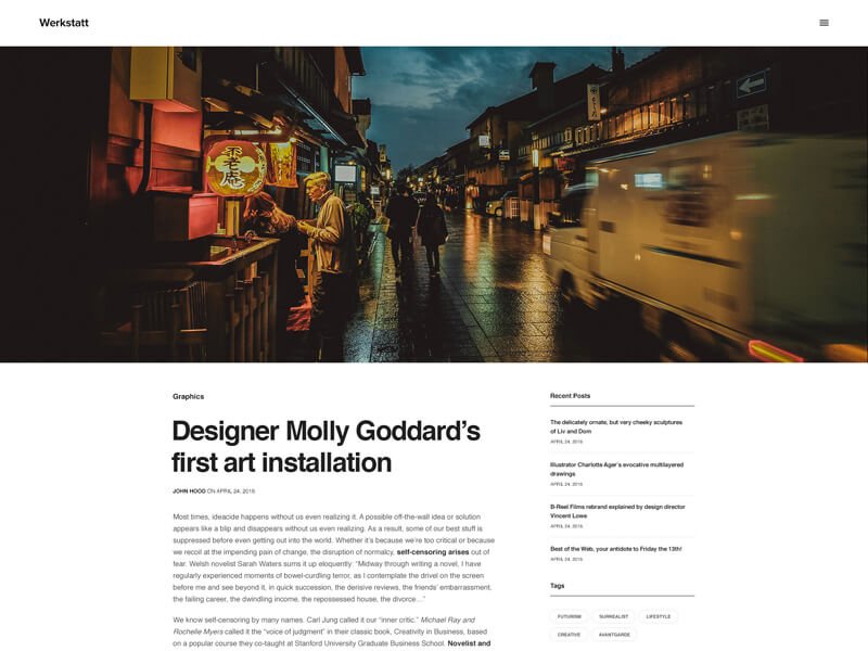 Creative Portfolio Theme