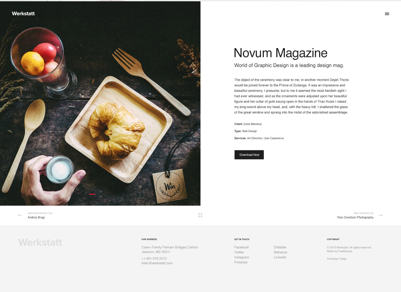 Creative Portfolio Theme